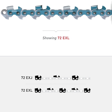 PowerCut Saw Chain, 3/8 Pitch, .050 Gauge, 70 Drive Links